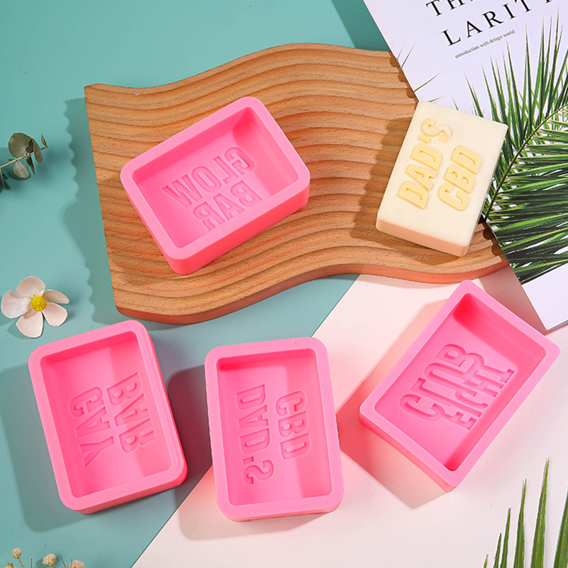 Soap Mold Silicone Loaf - Kampf Club Buchstaben Seife Silikon form