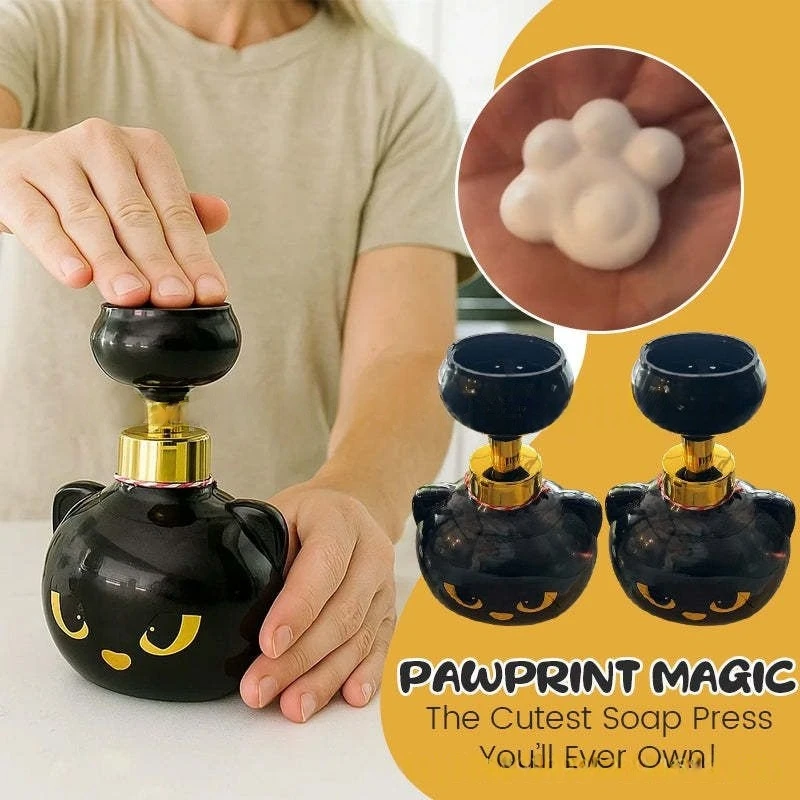 Soap Making Foam - Niedlicher Katzenpfoten-Schaumseifenspender Lustiger Katzenpfoten-Blumenform-Schaumseifenpumpspender Katzenliebhaber-Geschenk für