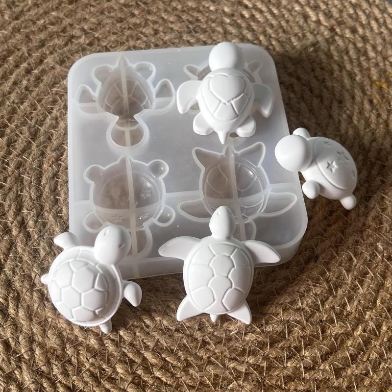 Soap Mold Silicone Loaf - Vier Schildkröten Gips-Silikonformen DIY Herz Stern