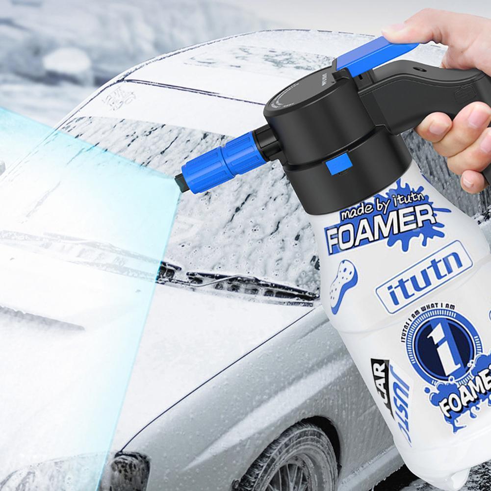 Soap Making Foam - Elektrischer Schaumsprüher für Autowäsche, Professioneller Schneeschaumkanonen-Generator,