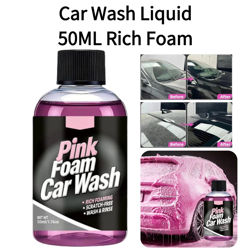 Soap Making Foam - 50ml Schaum-Autowaschmittel Aktives Schnee-Shampoo Reichhaltig Schäumende