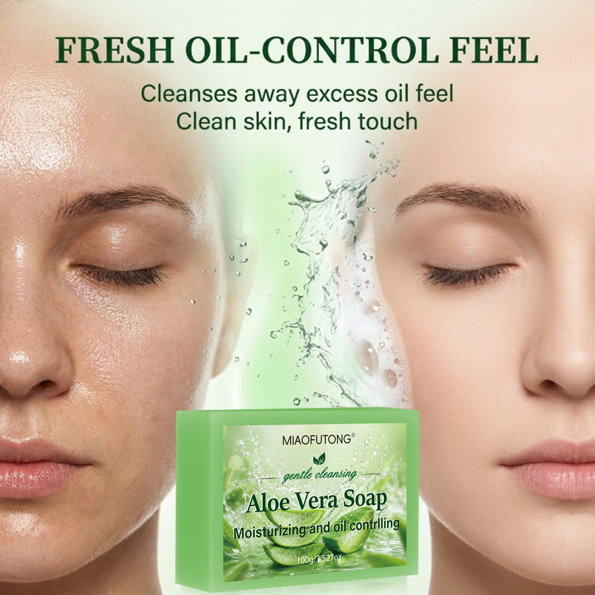 Essential Oil Soap - 4-in-1 Aloe Vera Handgemachte Ätherische Ölseife