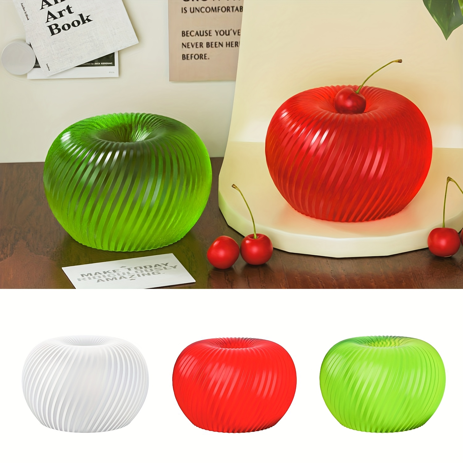 Soap Making Ins - Eine trendige rote Apfel-Silikonform, geeignet für
