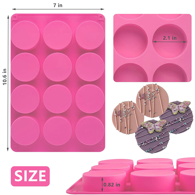 Runde Silikonformen mit 12 Hoh – Soap Mold Silicone Loaf Bewertung und Preis