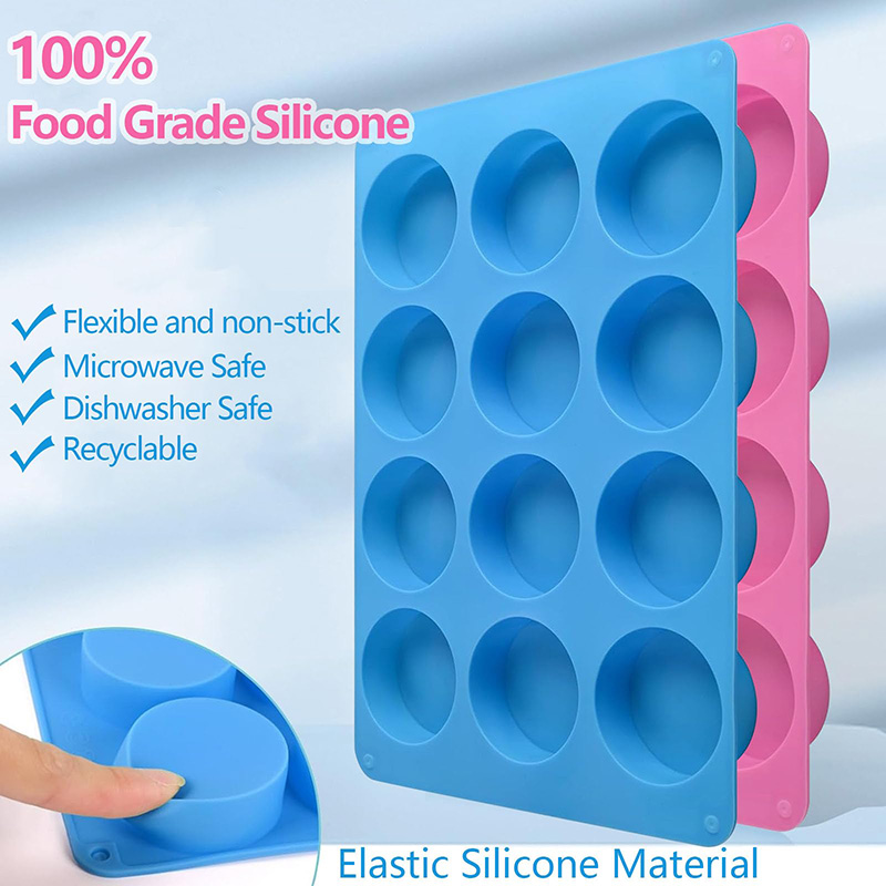 Runde Silikonformen mit 12 Hoh – Soap Mold Silicone Loaf Bewertung und Preis