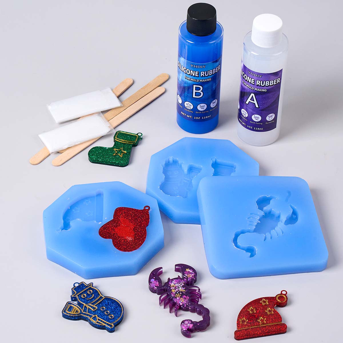 118ml/296ml Silikonformen-Set  – Soap Making Ins Bewertung und Preis