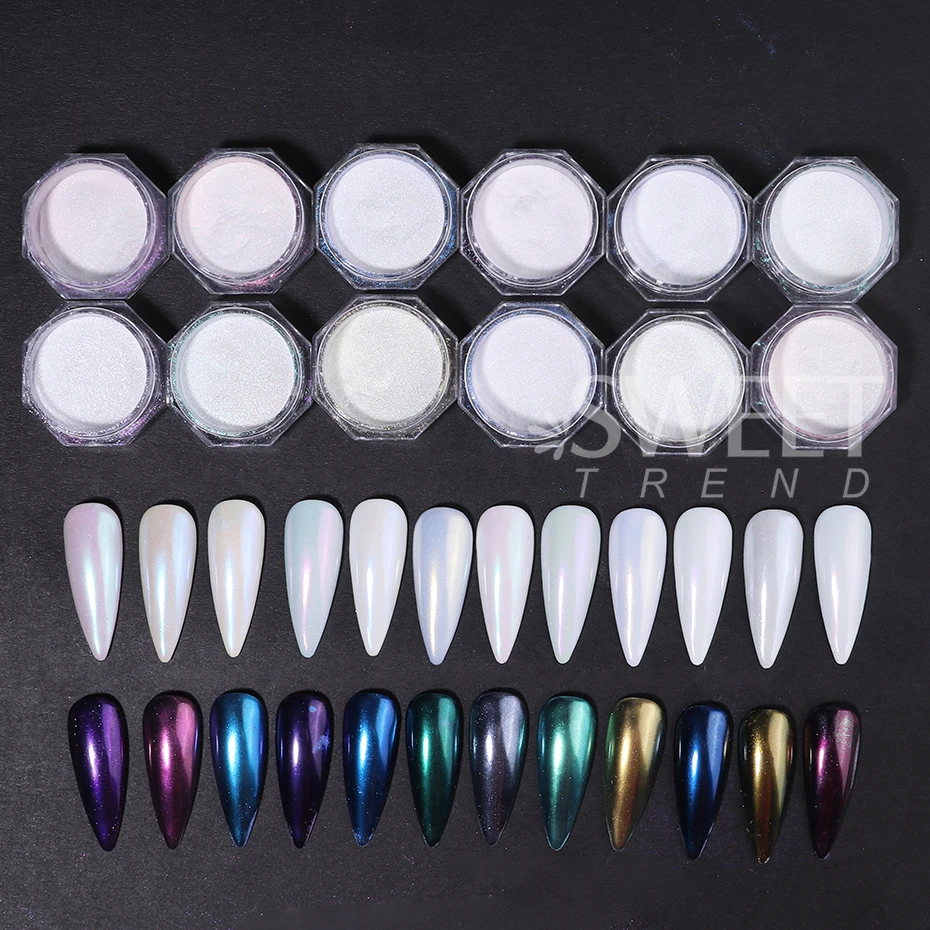 12 teile/satz Schimmer Aurora  – Mica Powder Colorant Bewertung und Preis
