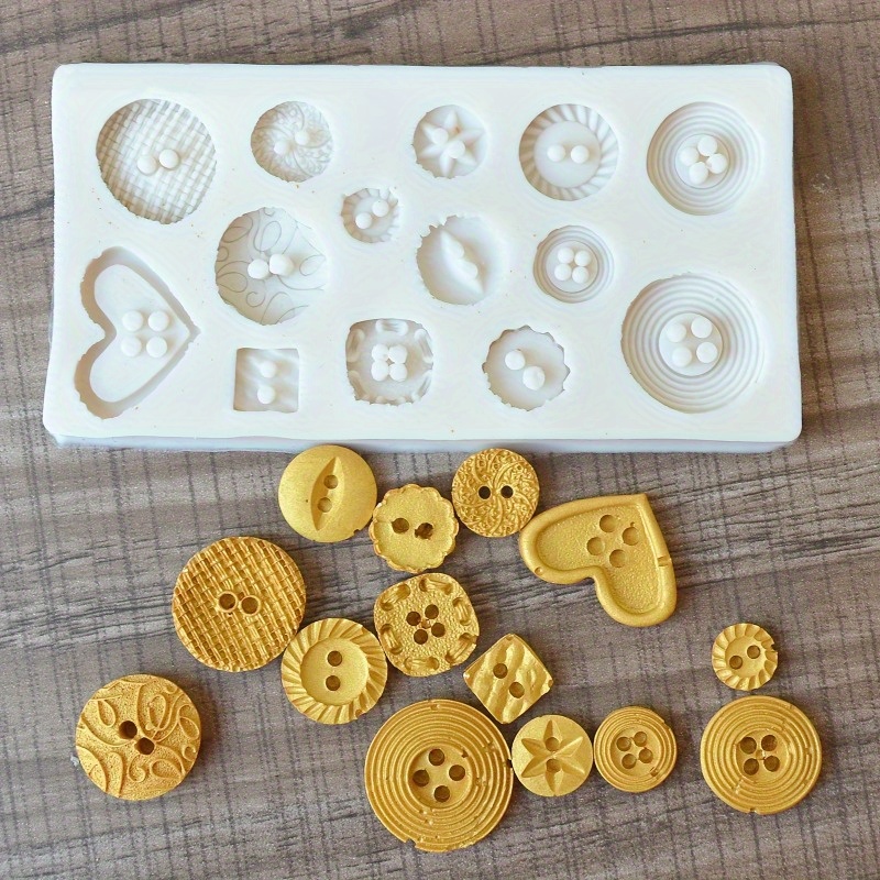 Knopfförmige Silikonform für S – Soap Making Utensils Bewertung und Preis
