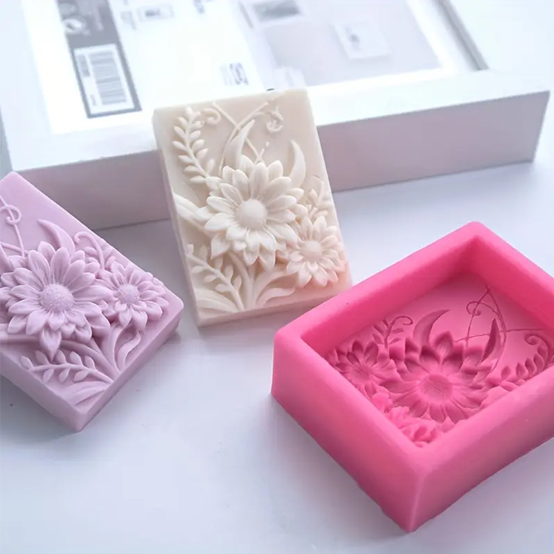 3D Blume Quadrat Seife Silikon – Soap Mold Silicone Loaf Bewertung und Preis