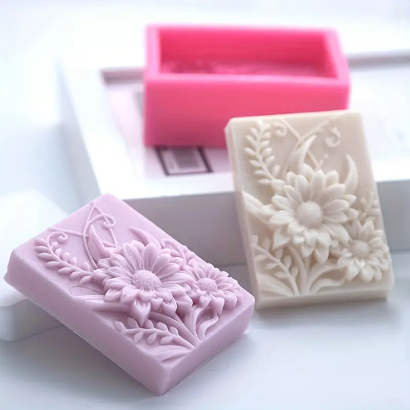 3D Blume Quadrat Seife Silikon – Soap Mold Silicone Loaf Bewertung und Preis