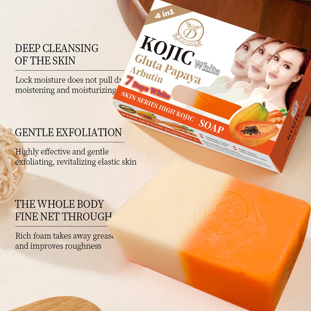 160g Papaya-Kojic-Säure-Ölseif – Essential Oil Soap Bewertung und Preis