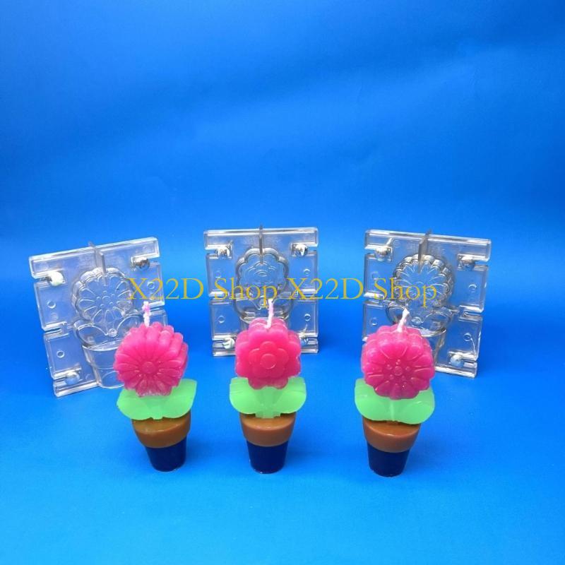 X22D Blumen-Kerzenform, Kunsts – Soap Making Pot Bewertung und Preis