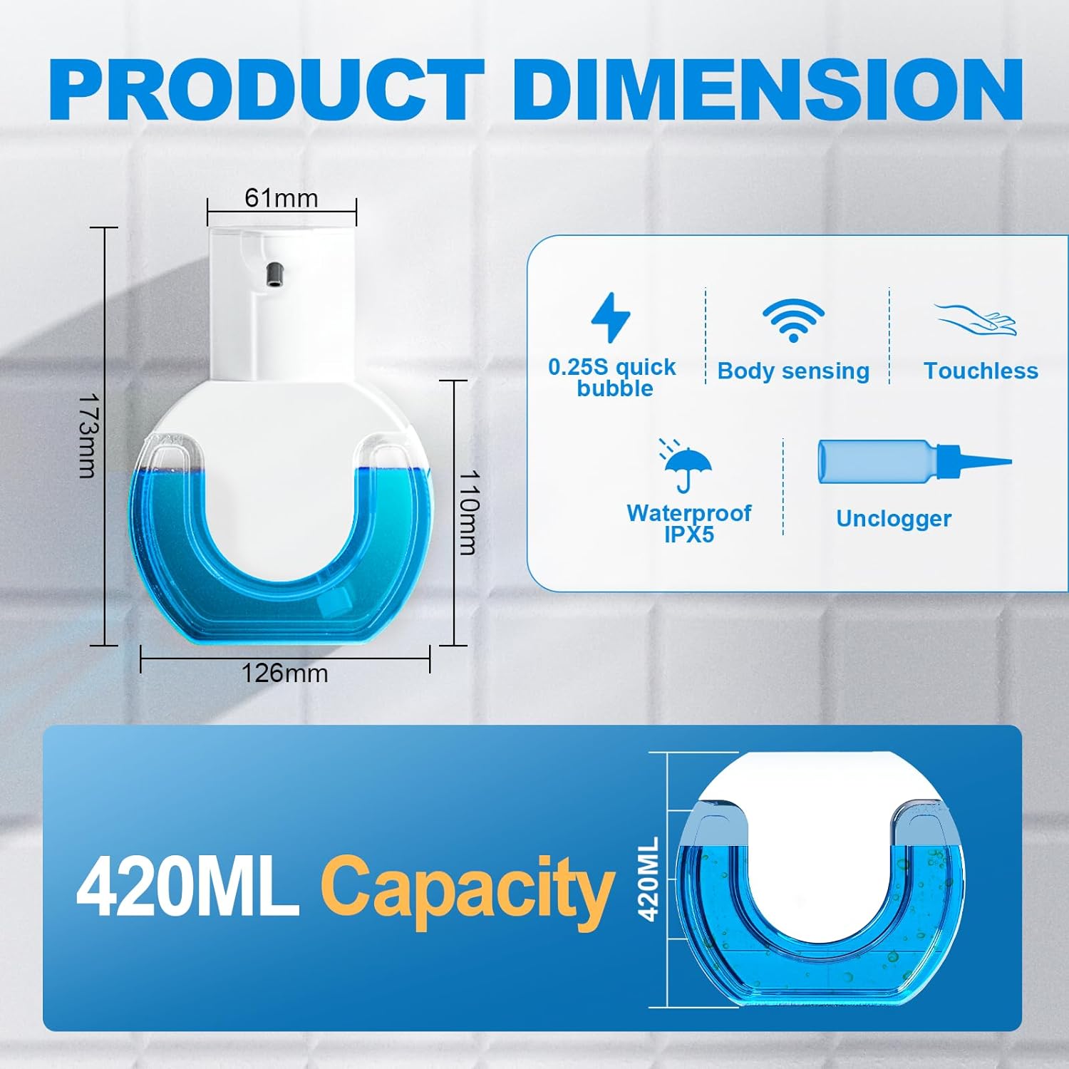 420 ml berührungsloser Desktop – Soap Making Foam Bewertung und Preis