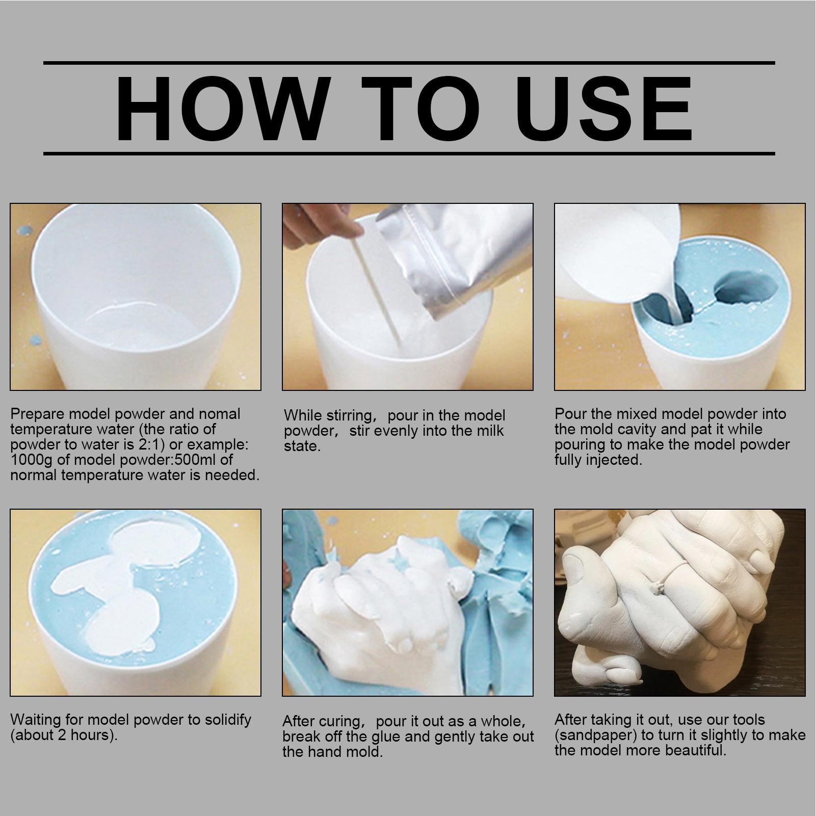 Baby-Hand- und Fußabdruck-Set, – Soap Making Ins Bewertung und Preis