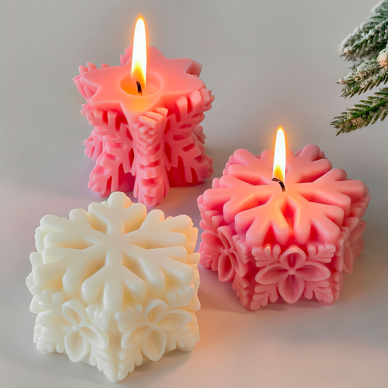 Weihnachten Schneeflocke Säule – Soap Mold Silicone Loaf Bewertung und Preis