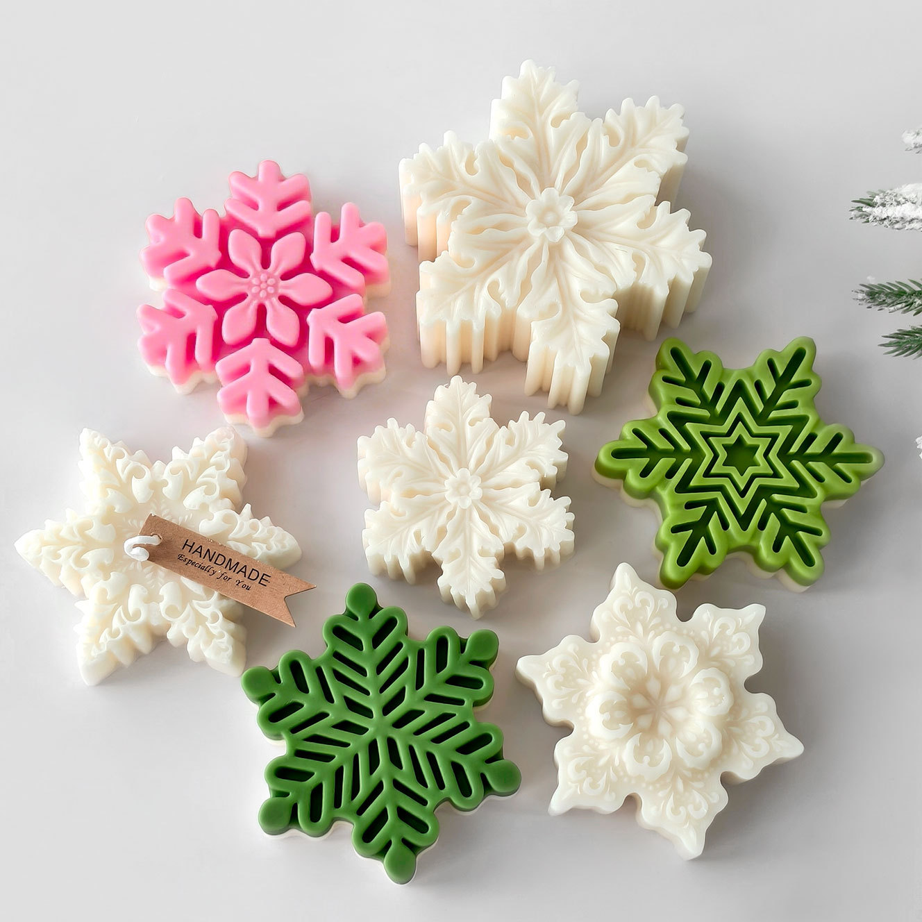 Weihnachten Schneeflocke Säule – Soap Mold Silicone Loaf Bewertung und Preis