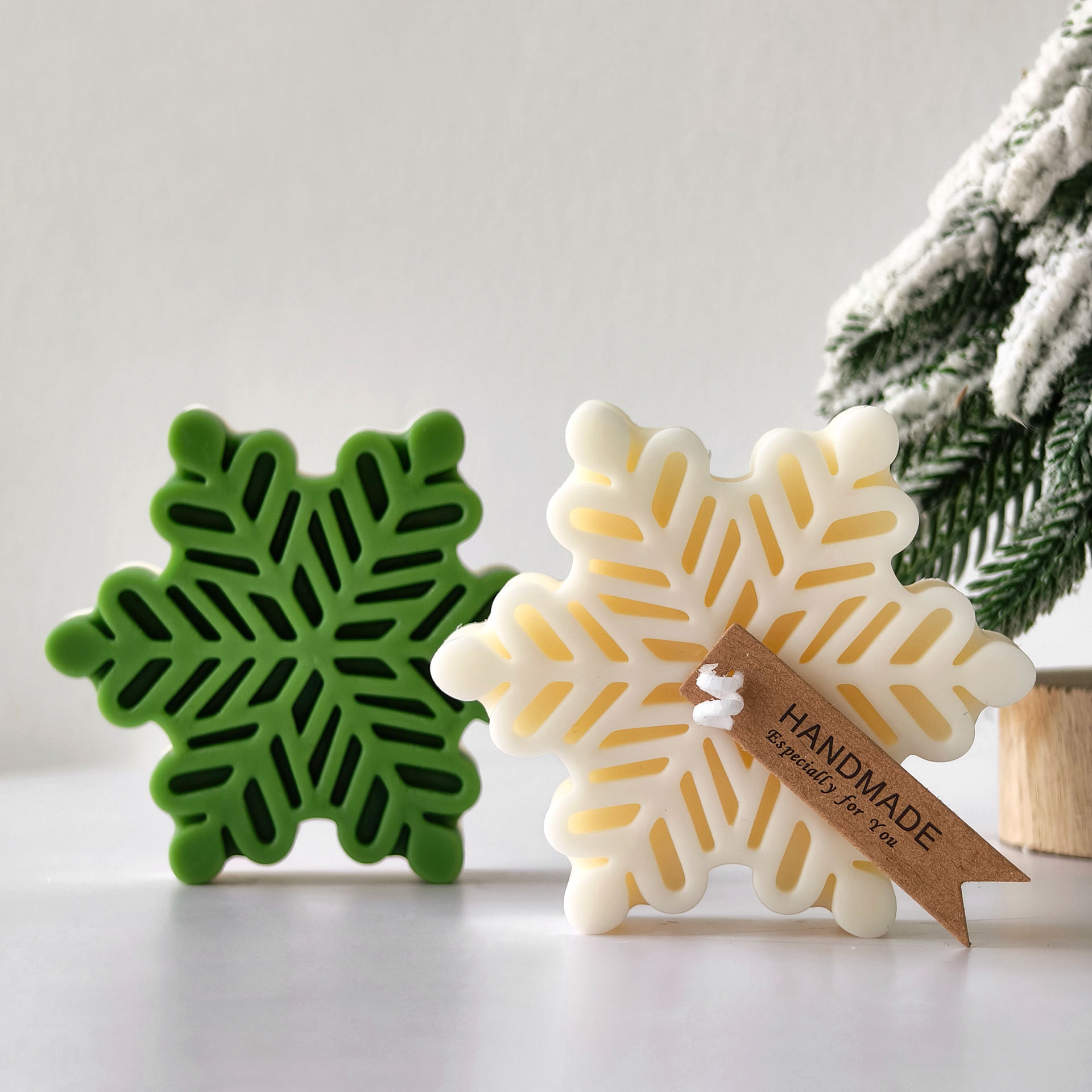 Weihnachten Schneeflocke Säule – Soap Mold Silicone Loaf Bewertung und Preis