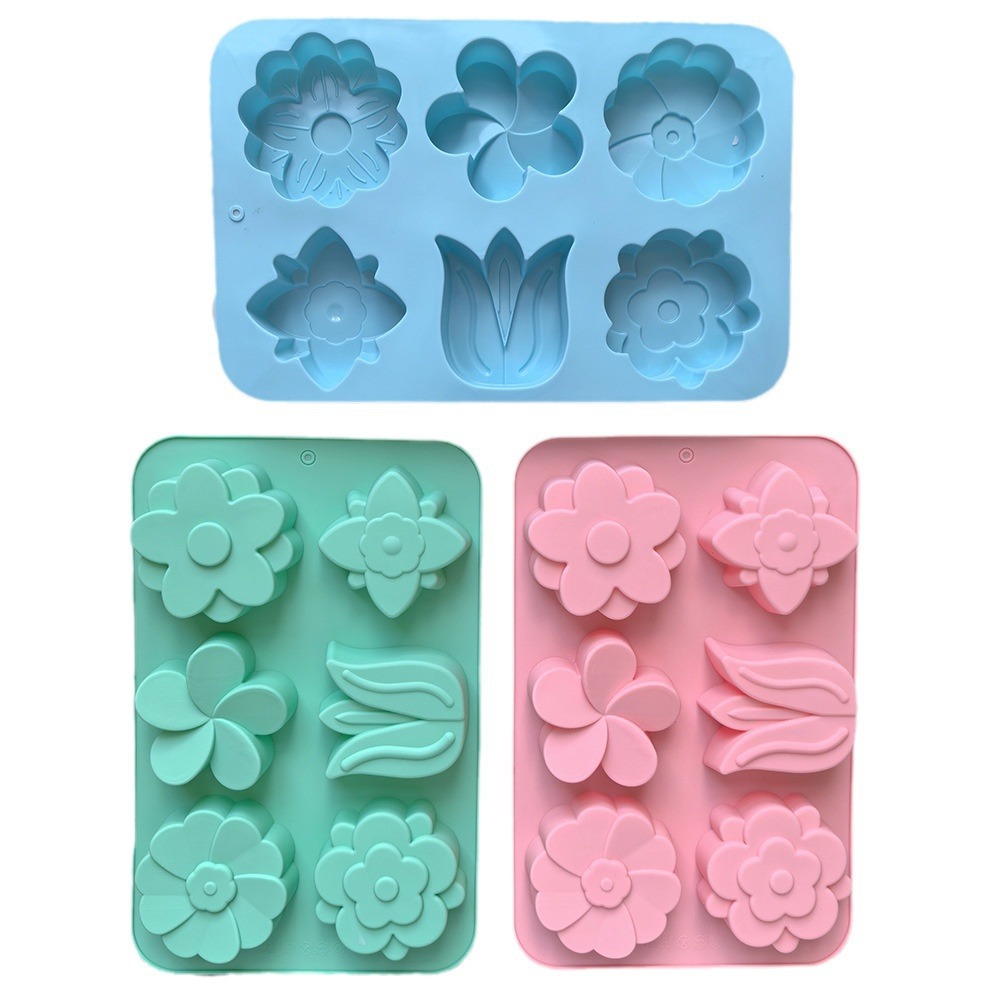 Verschiedene Blumen-Silikonfor – Soap Mold Silicone Loaf Bewertung und Preis