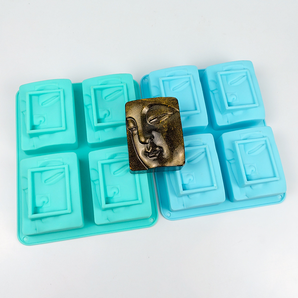 4 Löcher religiöses Porträt Se – Soap Mold Silicone Loaf Bewertung und Preis